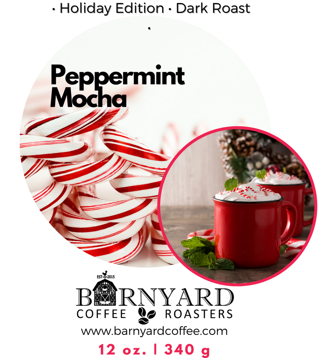 clever cardinal peppermint mocha blend
