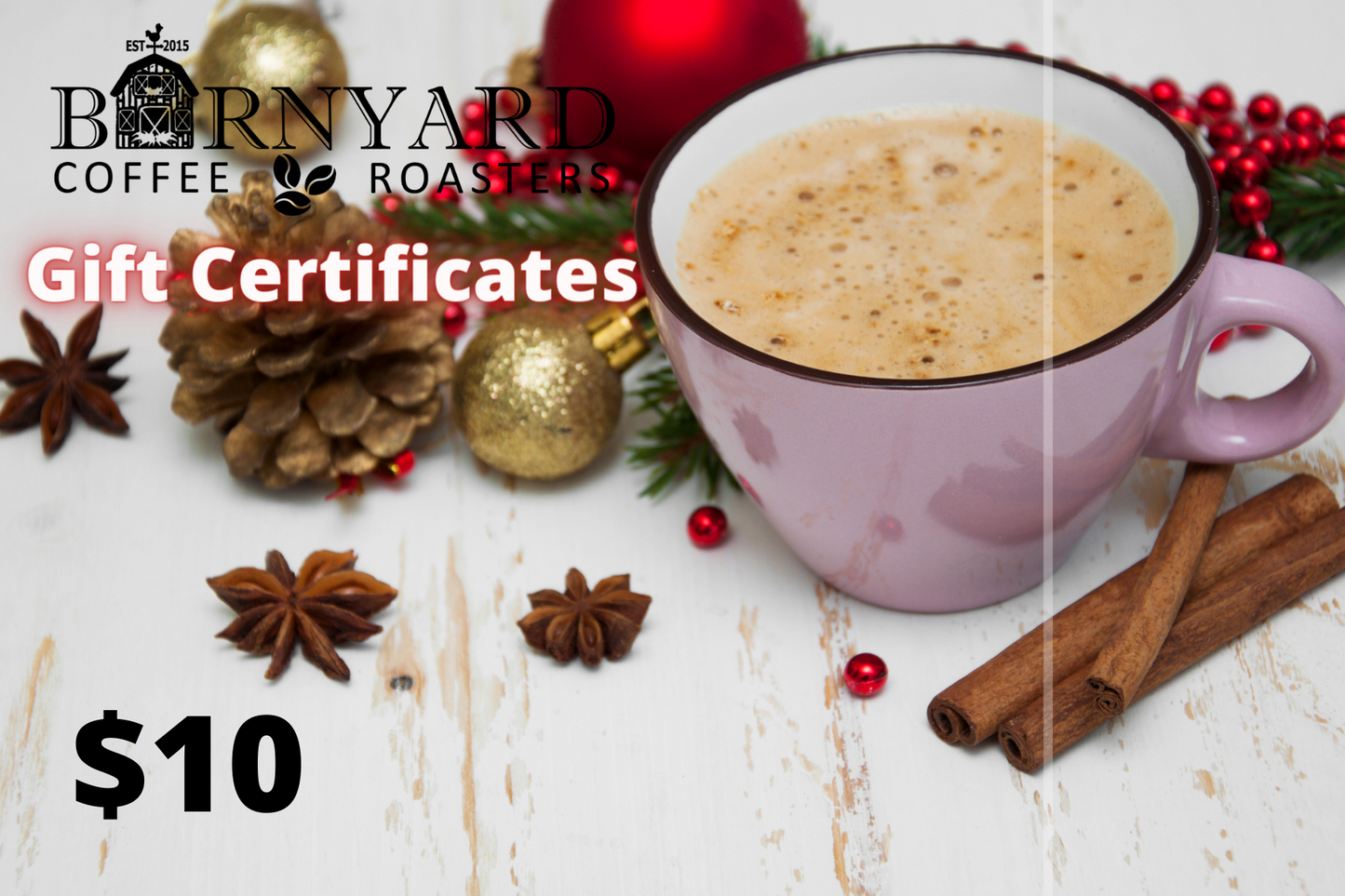 GIFT CERTIFICATE | $10-$100