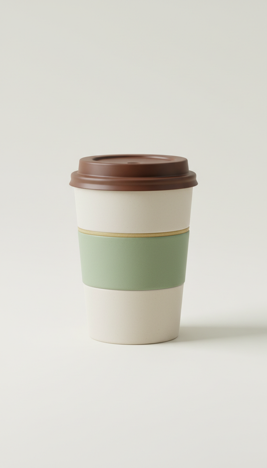 Ceramic To-Go Cup With Lid