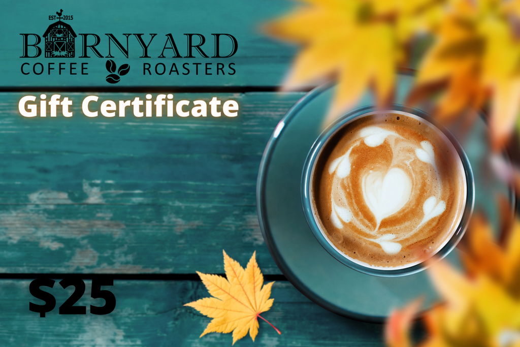 Coffee Gift Certificate